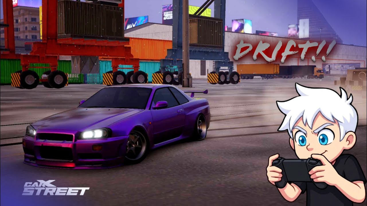 FIZ DRIFT DE SKYLINE USANDO O GAMERSIR X5 LITE!!! (Carx Street)