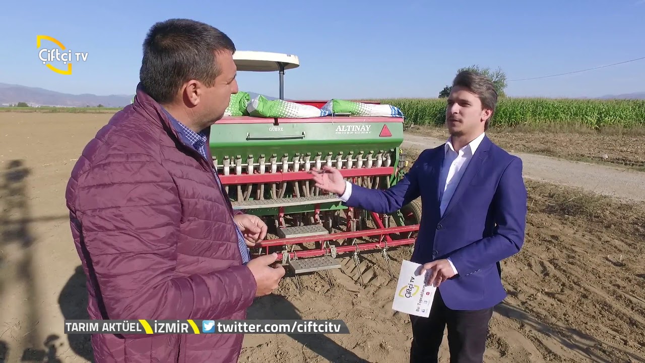 Tarım Aktüel / İzmir'de  Reygras  Ekimi.