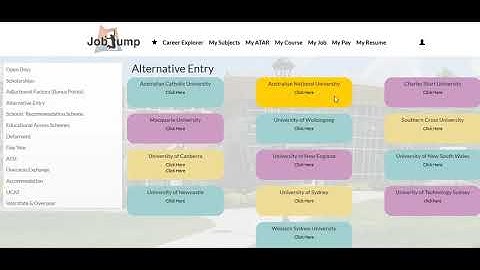 Alternative Entry - Pathways to University