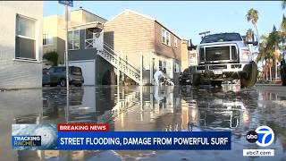 Long Beach rocked by costal flooding from tropical storm; residents brace for more damage