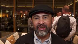 Manny Robles Reveals What Andy Ruiz Told Joshua During Faceoff Esnews Boxing