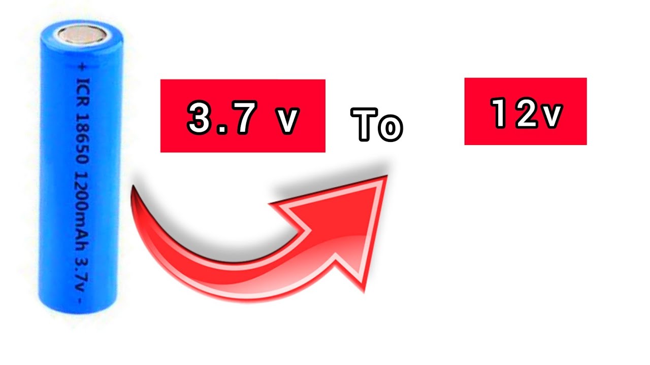 3.7 V to 12 V converter - YouTube