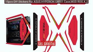 15pcs DIY Stickers For ASUS HYPERION GR701 Case,MOD ROG Anime Gamin... — Top Rated 2026 | Buy Now!