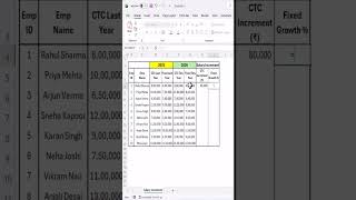 Salary Growth Excel mein kaise calculate kare? 📈 | Step-by-Step Tutorial