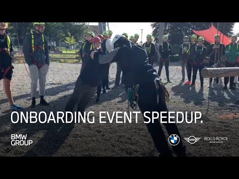 Onboarding Event Spipendiatenprogramm SpeedUp | BMW Group Careers