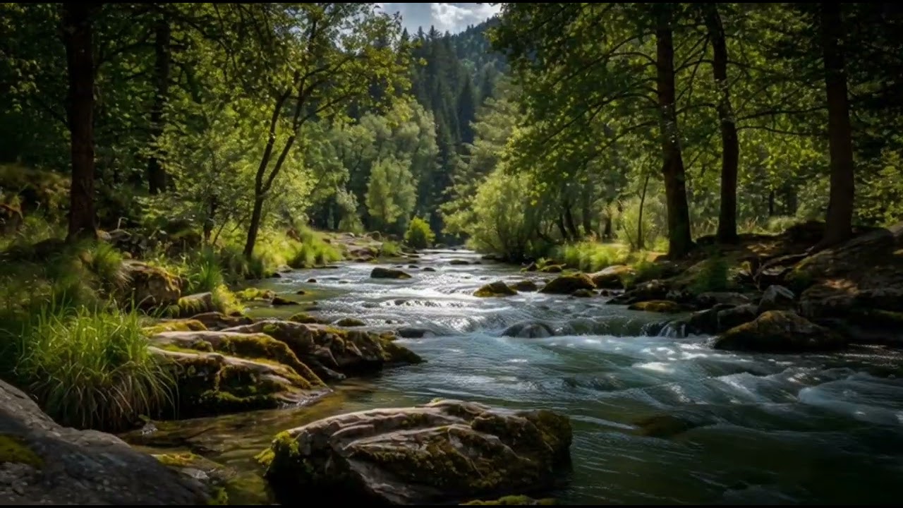 Teduh Menenangkan - Suara Air Mengalir & Piano Sleep Music – ASMR Suara Air Pengantar Tidur