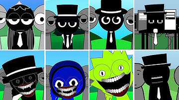 Incredibox - Sprunki but only MR.BLACK HAT in ALL Different Mods.New Version 10