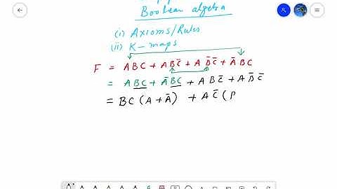 boolean algebra simplification using axioms