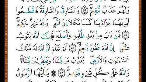 ختمة مصحف التجويد برواية قالون الصفحة رقم  114