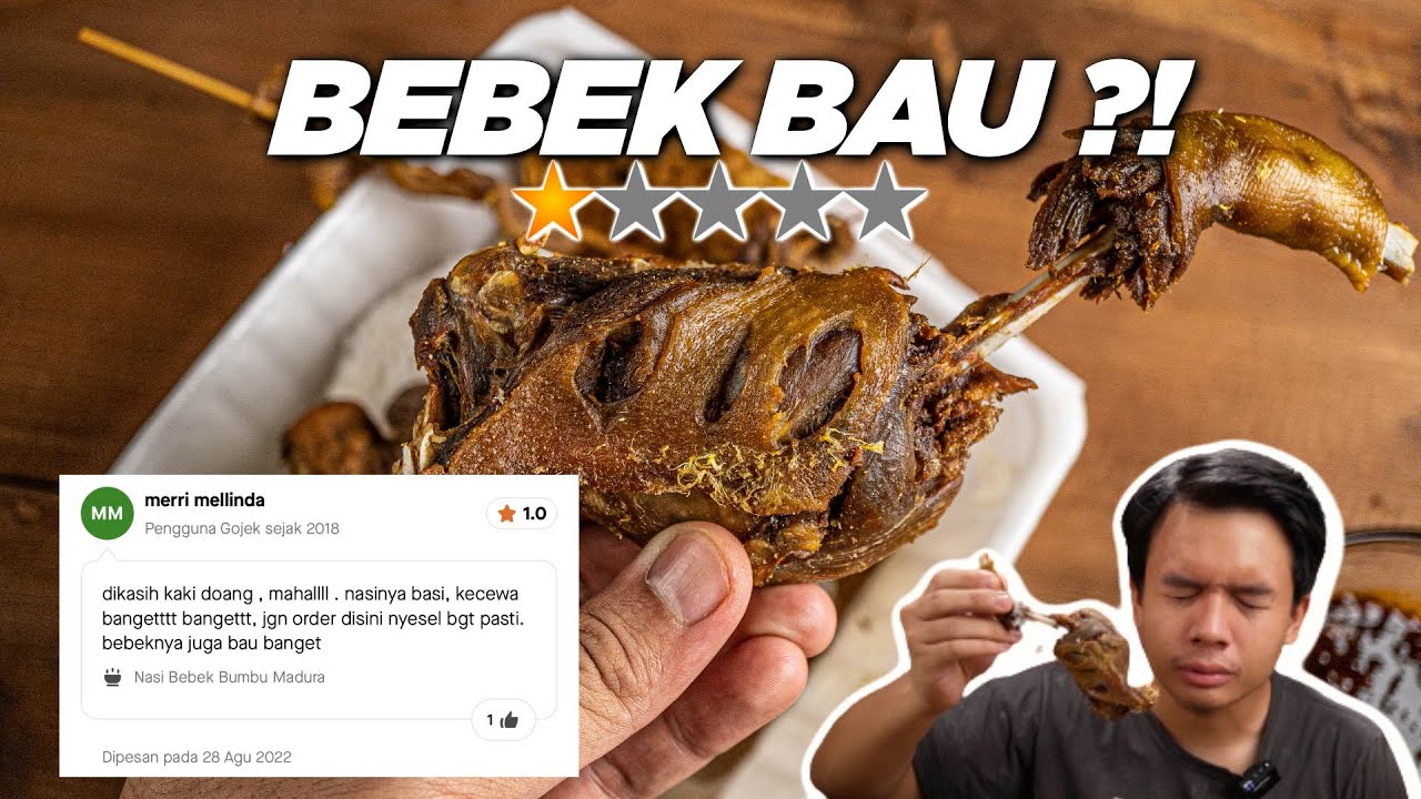 BEBEKNYA BAU DAN NASINYA BASI ?! - KOK BISA BEBEK MADURA ADA YANG GAGAL ? - SAD FOOD