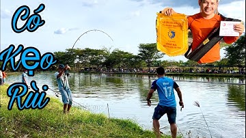Câu cá giải hồ câu cá giải trí thành ngân biên hoà | cá ăn thẳng cần quá cảm giác | thuận mập tivi