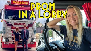 Going to school PROM in a LORRY | my day preparing to be a chauffeur