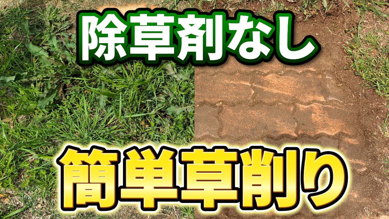 Grass cutting scoop] The perfect way to remove weeds growing in