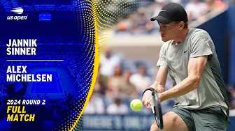 Jannik Sinner vs  Alex Michelsen Full Match | 2024 US Open Round 2 thumbnail