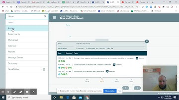 How to check time/topic goals on Aleks