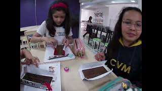 Fração com chocolate!