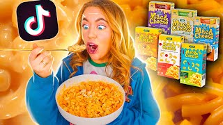 САМЫЕ ПОПУЛЯРНЫЕ МАКАРОНЫ ИЗ ТИК ТОКА!🤙Mac & Cheese 🍝ПРИГОТОВИЛА ВСЕ ВКУСЫ! МАК ЭНД ЧИЗ ИЗ TIK TOK