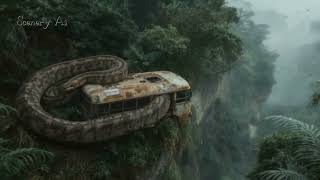 Giant Snake Wraps Around Bus in Ravine! Camera Captures Unexpected Moment! Profile