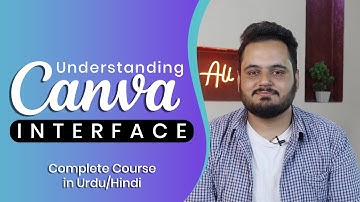 Understanding the Interface of Canva Web App [Urdu/Hindi]
