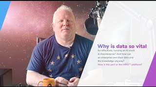 Why is data so vital for effectively running an AI stack in the enterprise?