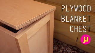 Building a Modern Plywood Blanket Chest