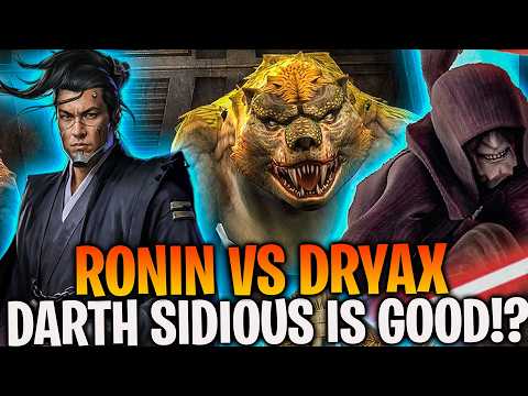 Darth Sidious FINALLY Good in Coliseum!? Best Ronin vs Dryax for High Scores!