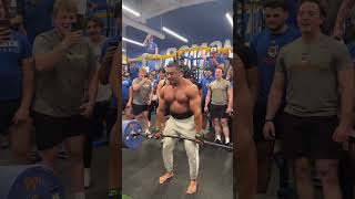 Larry Wheels 675 X 14 Reps At Pomona College In Claremont #Powerlifting #Motivation  #Deadlift