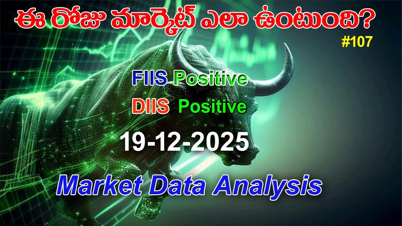 19-12-2025 Market Analysis || FIIS DIIS Positive || Market Positive || Trading Point Telugu