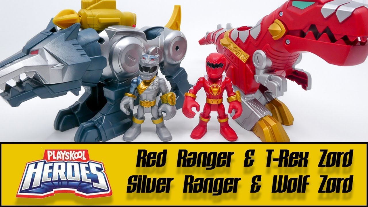 Power Rangers Imaginext Red Ranger and T-Rex Zord 