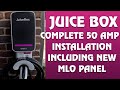 Juicebox 40 amp smart electric vehicle  40 amp level 2 evse w 25foot cable installation