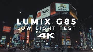 Lumix G85 Low Light Test 4K with 12-60mm Kit Lens Hokkaido Japan
