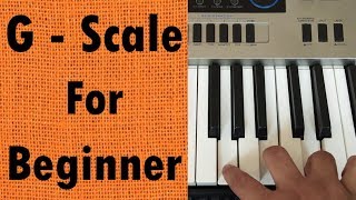 G - Scale For Beginners | Learn Basic Keyboard Playing G - Scale For Beginners | Learn Basic Keyboard Playing