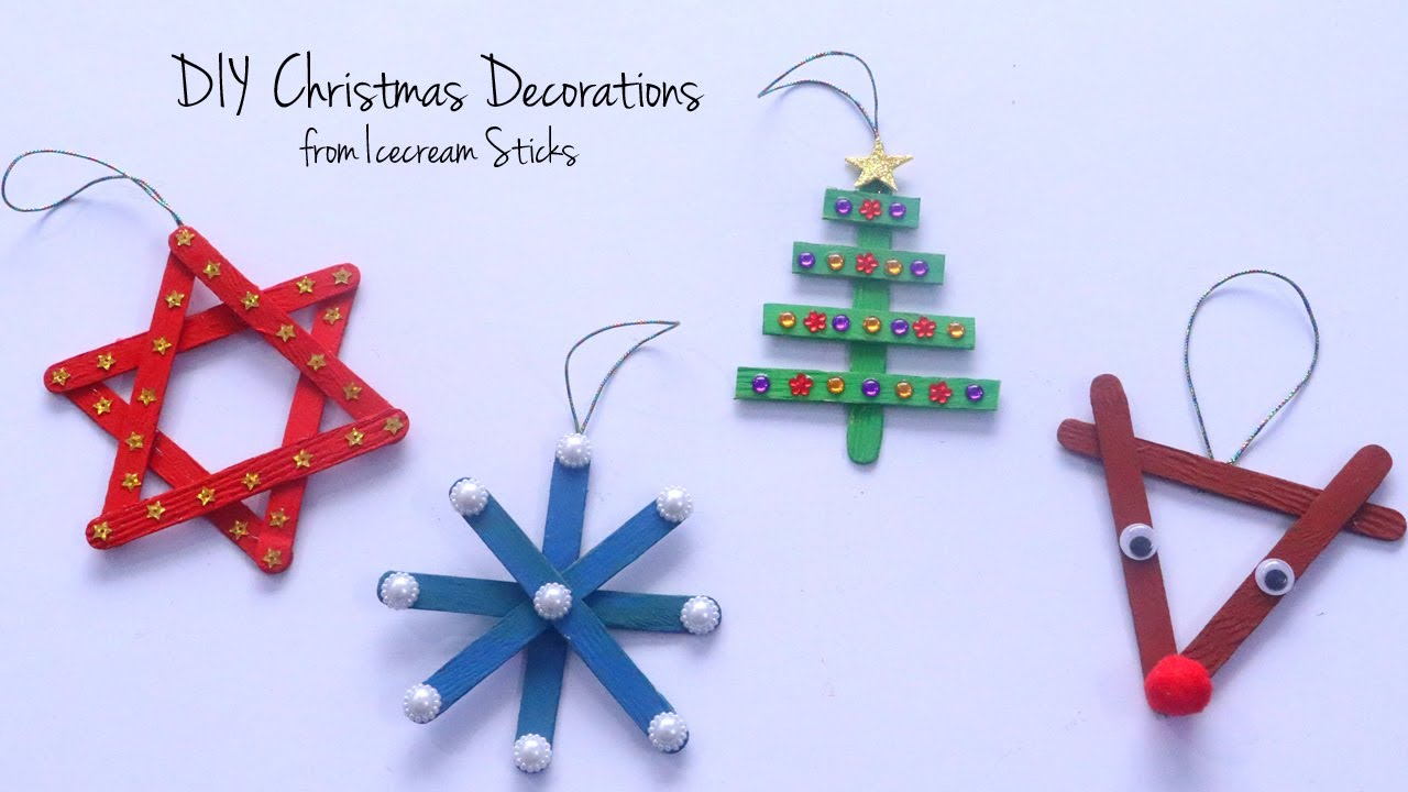DIY Christmas Decorations | Homemade Christmas Ornaments | Easy ...