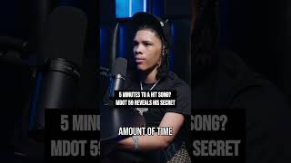 5 Minutes To A Hit Song? Mdot 59 Reveals His Secret #shorts