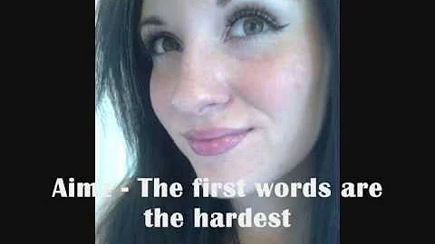 Aimz - The first words are the hardest