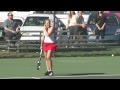 Women&#39;s Tennis - Chestnut Hill College Doubles Match Win - Iman Williams-Mulesa &amp; Lara Scholtze