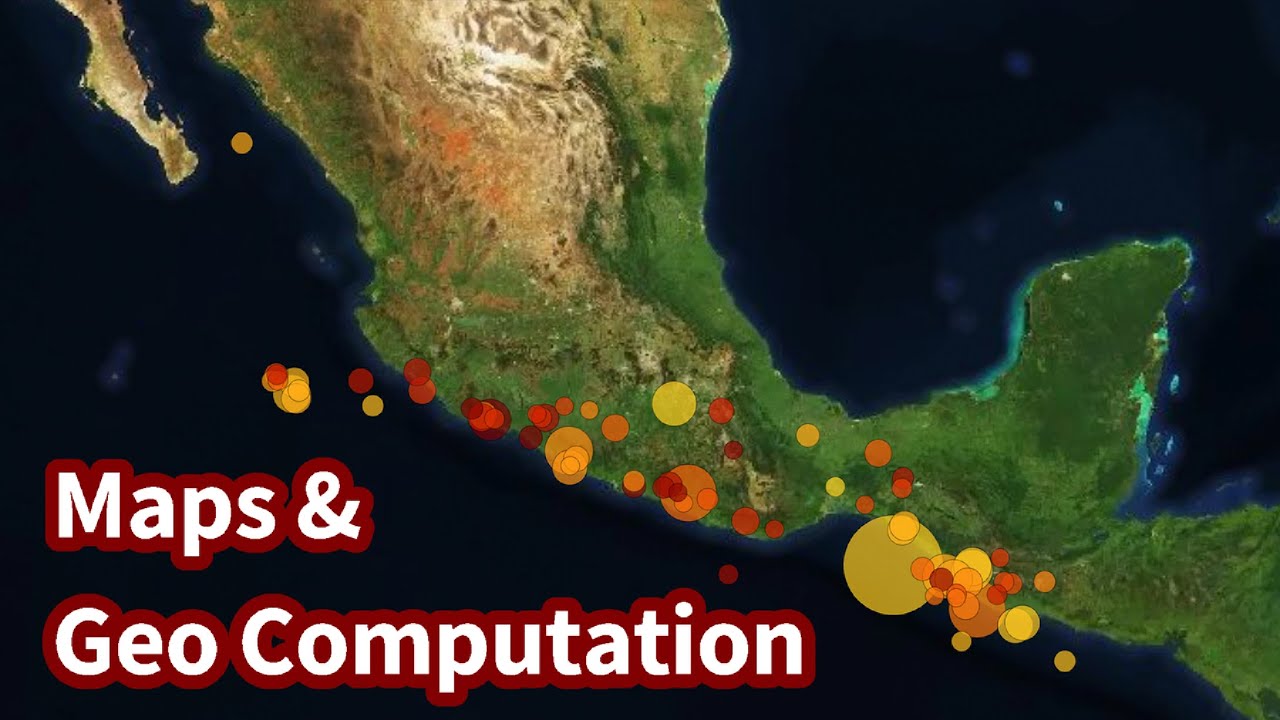 Applying Computer Science Geography Easy generation of maps & precise computations in geography - YouTube