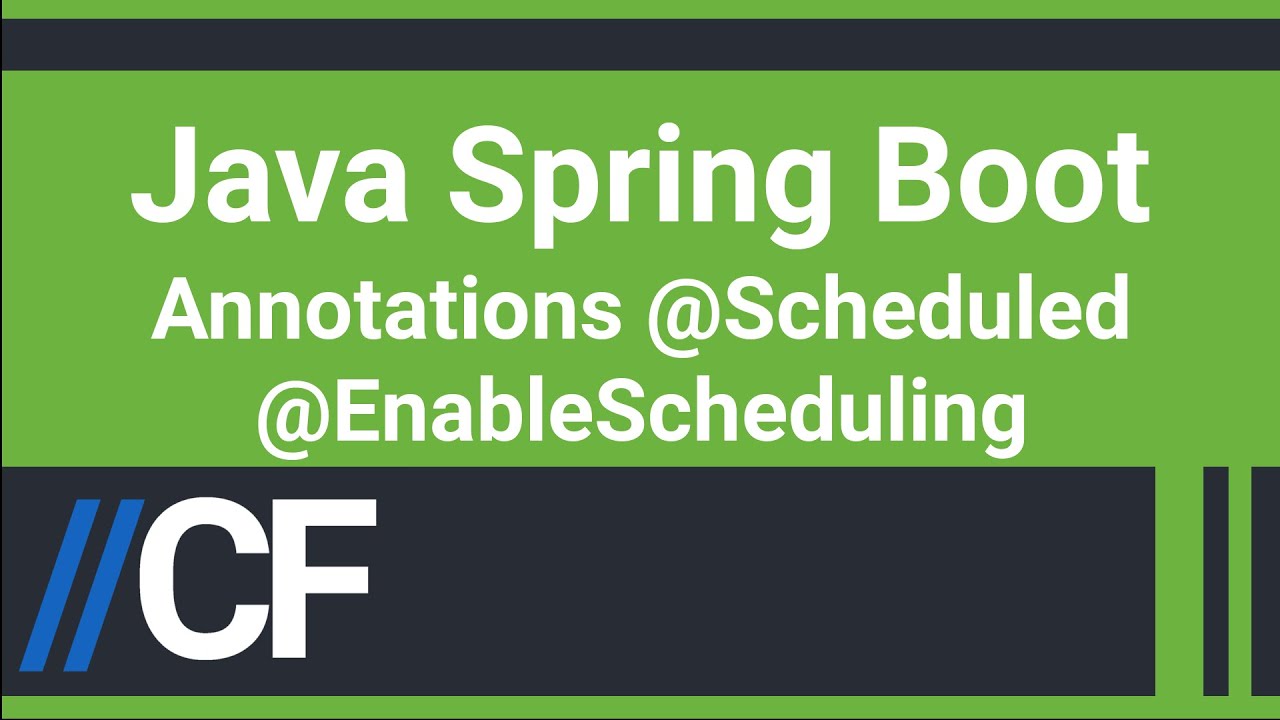 Java Spring Boot Job Scheduler Scheduled CRON Task Fixed Rate