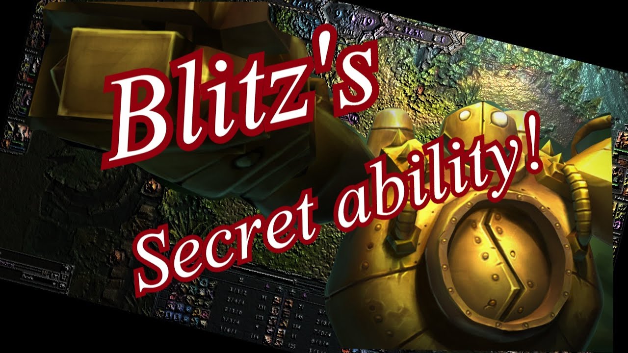 Blitz's hidden ability revealed! | league of legends funny