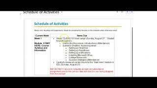 Famous D2L/Course Navigation Overview Profile