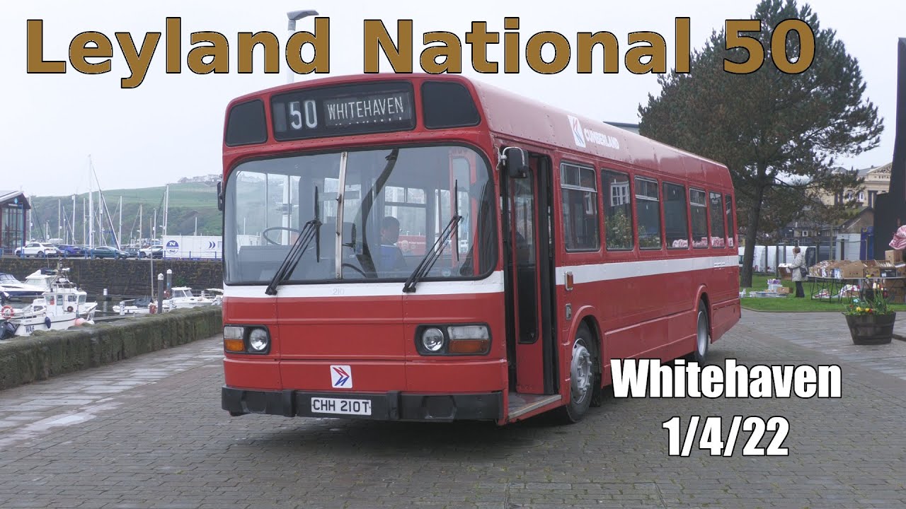 Leyland National 50 at Whitehaven 1st May 2022