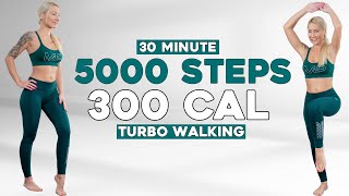 5000 Steps Turbo Walking For WEight Loss Knee Friendly No Jumping