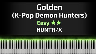 Golden (Kpop Demon Huters) (Easy) - HUNTRIX