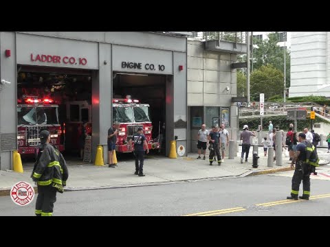 FDNY Engine 10 & Ladder 10 “Ten House” responding with NYU Langone