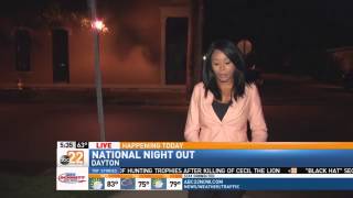 Dayton Police, Fire Officials Touring City on National Night