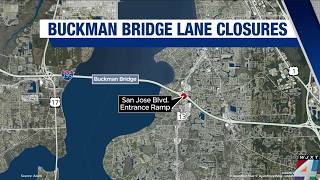 Use the Buckman Bridge on the weekend Heads up, more lane closures planned