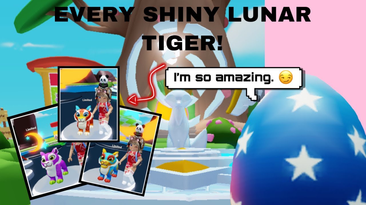 Every *SHINY* Lunar Tiger in RoPets.