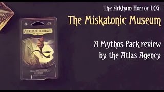 arkham horror the card game the miskatonic museum mythos pack Horror: the better you fare in the tournament Arkham Horror LCG - The