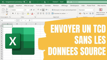 Envoyer un tableau croisé dynamique sans les données