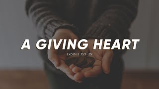 Commitment Sunday 2022 - A Giving Heart